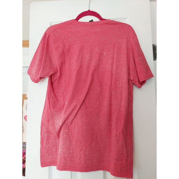 Dachshund Mom Red Graphic T-Shirt With Glitter Effect Polyester/Cotton Womens M - Picture 3 of 3